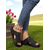 cheap Comfort Sandals-Women’s Rustic Peep-Toe Slide Sandals with Rivet Trim, Vintage Comfort Slippers for Garden Walks, Casual Homewear and Relaxed Outings
