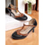 cheap 1950s-Women’s 1950s Vintage  T-Strap Two-Tone Heels with Brogue Detailing – Retro Oxford Style Pumps for Office, Tea Parties, and Formal Wear