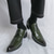 economico Scarpe Derby-Scarpe eleganti da uomo in similpelle con motivo coccodrillo rosso – scarpe oxford business lucide e alla moda per eventi formali, feste serali, occasioni eleganti e look professionali