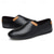 billiga Slip-On vardagsskor-Vita perforerade slip-on-skor för män, andningsbara och bekväma, avslappnade loafers, perfekta för sommarresor och vardagsbruk