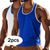 abordables Débardeurs-Homme Débardeur Gilet Sous-Vêtements T-shirt sans manches Sans manches Col ras du cou Col en U Été Couleur Unie Uni Mode Sportif Classique Bloc de Couleur Basique Pack multiple Occasionnel Salle de