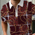 voordelige Heren Geometrisch Polo-Voor heren Grafisch Poloshirts met rits Korte mouw Poloshirt Overhemden met kraag Casual Sportkleding Alledaagse kleding 3D-afdrukken Zomer Geel Rood Grijs