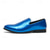 abordables Mocasines-Mocasines metálicos dorados brillantes para hombre: zapatos de vestir de piel sintética de moda para fiestas, recepciones de boda, presentaciones en el escenario, noches de graduación y eventos en clubes nocturnos.