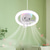 abordables Plafonniers à intensité variable-Ventilateur d&#039;aromathérapie rotatif à 360 degrés avec télécommande, 3 vitesses de vent, minuterie de 4 heures, changement de couleur RVB E27 pour chambre à coucher
