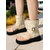 cheap Vacation Sandals-Women&#039;s Beige Ankle Wrap Gladiator Sandals with Buckle Strap and Black Platform Sole – Casual Travel Shoes for Summer, Camping, and Outdoor Adventures