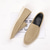 billige Casual loafers-Herre lyseblå slip-on casual loafers – pustende flate sko i semsket skinn med polstret såle for vårantrekk, daglig pendling og avslappede byturer
