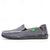 cheap Slip-On Casual Shoes-Men's Blue Denim Loafers with Frayed Edge Design Slip-On Lightweight Casual Shoes for Weekend Outings Summer Strolls and Daily Comfort