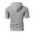 cheap Basic Hoodies-Men's Hoodie Full Zip Hoodie Black Pink Dark Gray Gray Hooded Plain Zip Up Pocket Sports &amp; Outdoor Daily Holiday Polyester Streetwear Basic Casual Summer Clothing Apparel Hoodies Sweatshirts  Short