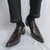 economico Scarpe Derby-Scarpe eleganti da uomo in similpelle con motivo coccodrillo rosso – scarpe oxford business lucide e alla moda per eventi formali, feste serali, occasioni eleganti e look professionali