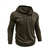 halpa miesten perushupparit-Miesten Huppari Musta Armeijan vihreä Apila Tumman harmaa Kahvi Hupullinen Tavallinen Tasku Urheilu ja ulkoilu Päivittäin Pyhäpäivä Polyesteri Katutyyli Perus Vapaa-aika Kevät Syksy Vaatetus Hupparit