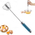 cheap Cooking Utensils-Stainless Steel Semi-Automatic Whisk, Hand Push Mixer Stirrer Tool Manual Egg Shaker, Rotating Automatic Eggbeater for Cooking Kitchen Home Egg Milk