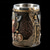 abordables Tazas-Taza de pirata vikingo con cabeza de dragón medieval, taza de regalo para Oktoberfest, taza de cerveza de resina 3D con revestimiento de acero inoxidable, artículos de bar góticos para decoración del hogar, pub o taberna.