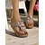 cheap Wedge Sandals-Women's White Floral Pearl - Decorated Wedge Flip - Flops – Sweet Casual Sandals for Summer Outdoor &amp; Vacation Wear