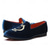 abordables Mocassins-Mocassins en velours bordeaux pour homme avec écusson brodé – chaussures de soirée à enfiler pour mariages, banquets et occasions festives