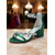 cheap Cocktail-Women&#039;s Purple Satin Block Heel Sandals - Crystal Embellished Ankle Strap Evening Shoes for Elegant Banquets and Cocktail Parties