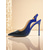 cheap Nightlife Party-Women&#039;s Black and Red Patent Leather Slingback Heels, Pointed Toe Stiletto Pumps for Nightlife, Clubs and Cocktail Parties
