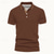 cheap Men&#039;s Printed Polo-Men&#039;s Polo Button Up Polos Casual Sports Lapel Short Sleeve Fashion Basic Stripes Patchwork Buttons Summer Spring Black Pink Wine Brown Polo