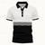 cheap Men&#039;s Printed Polo-Men&#039;s Polo Button Up Polos Casual Sports Lapel Short Sleeve Fashion Basic Plaid Color Block Buttons Summer Spring Black Black White Polo