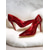 cheap Nightlife Party-Women&#039;s Red Patent Leather Stiletto Heels, Shiny Pointed Toe Slip-On Pumps for Nightlife, Clubbing and Evening Parties
