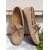 cheap Women's Slip-Ons &amp; Loafers-Women's Moccasin Loafers with Bow – Comfort Slip-On Driving Flats for Casual Outings, Garden Walks, Beer Festivals and Spring Picnics