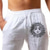 economico Classico-Per uomo Pantaloni di Lino Pantaloni Pantaloni Larghi Pantaloni da Spiaggia Coulisse Tasca Semplice Comodità Traspirante Lunghezza intera Quotidiano Vacanza Elegante Bianco Verde militare
