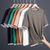 ieftine Tricou Waffle Knit-Bărbați Tricou Waffle Tricou Manșon scurt Mânecă scurtă Stil Nautic Vară Simplu Modă Designer De Bază fals două piese Casual Vacanță Stradă Alb Top tricou pentru bărbați