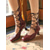 abordables Victorien &amp; Édouardien-Bottines victoriennes noires à lacets pour femmes - chaussures rétro en cuir à petit talon pour costumes historiques, spectacles ou tenues d'automne vintage