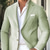 cheap Linen Blazer-Men&#039;s Linen Blazer Sport Coat Lightweight Casual Solid Colored Blazer Sage Standard Fit Single Breasted Two-buttons