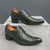 economico Scarpe Derby-Scarpe eleganti da uomo in similpelle con motivo coccodrillo rosso – scarpe oxford business lucide e alla moda per eventi formali, feste serali, occasioni eleganti e look professionali