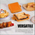preiswerte Barausstattung-Toastie-Sandwichmaker für die Mikrowelle, antihaftbeschichtete Sandwich-Grillpfanne für die Mikrowelle für ein schnelles Frühstück, benutzerfreundlicher Brottoaster mit Farbbox, tragbares Küchengerät