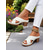 cheap Casual Sandals-Women’s Cross-Strap Chunky Heel Sandals – Vintage Summer Mule Sandals for Garden Parties, Vacations and Daytime Events