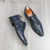 tanie Buty mnicha-brązowe buty typu monk strap z nadrukiem węża dla mężczyzn – klasyczne buty formalne z nowoczesnym akcentem, idealne do pracy lub na wieczór