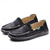 cheap Slip-On Casual Shoes-Men's Blue Denim Loafers with Frayed Edge Design Slip-On Lightweight Casual Shoes for Weekend Outings Summer Strolls and Daily Comfort