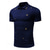 cheap Men&#039;s Classic Polo-Men&#039;s Polo Button Up Polos Casual Sports Lapel Short Sleeve Fashion Basic Print Buttons Summer Spring Black White Wine Navy Blue Polo