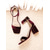 cheap Cocktail-Women&#039;s Blue Velvet Block Heel Sandals - Elegant Ankle Strap Party Shoes with Crystal Buckle for Cocktail Events and Evening Occasions