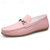 abordables Mocassins décontractés-Mocassins en similicuir rouge pour hommes, design élégant à enfiler avec semelle intérieure confortable et coussinée, idéal pour les week-ends décontractés et les voyages