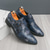 tanie Buty mnicha-brązowe buty typu monk strap z nadrukiem węża dla mężczyzn – klasyczne buty formalne z nowoczesnym akcentem, idealne do pracy lub na wieczór