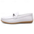abordables Mocassins décontractés-Mocassins en similicuir rouge pour hommes, design élégant à enfiler avec semelle intérieure confortable et coussinée, idéal pour les week-ends décontractés et les voyages