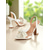 ieftine Pantofi slingback-Tocuri albe de damă cu slingback și fundă din perle - pantofi cu vârf ascuțit și transparenți pentru o întâlnire romantică sau ținute elegante de zi cu zi