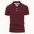cheap Men&#039;s Printed Polo-Men&#039;s Polo Button Up Polos Casual Sports Lapel Short Sleeve Fashion Basic Stripes Patchwork Buttons Summer Spring Black Pink Wine Brown Polo