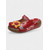 cheap Women's Clogs &amp; Mules-Women's Purple Floral Leather Slip-On Clogs with 3D Flower Appliqué – Vintage Bohemian Comfort Shoes for Casual Wear, Gardening, and Travel
