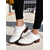 cheap Women&#039;s Oxfords-Women&#039;s Brown Faux Leather Brogue Oxford Shoes – Classic Wingtip Lace-Up Flats for Work, Daily Office Wear and Fall Outings