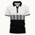 cheap Men&#039;s Printed Polo-Men&#039;s Polo Button Up Polos Casual Sports Lapel Short Sleeve Fashion Basic Plaid Color Block Buttons Summer Spring Black Black White Polo