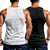 cheap Tank Tops-Men&#039;s Tank Top Vest Top Undershirt Sleeveless Shirt Sleeveless Crew Neck Summer Plain Fashion Designer Basic 2 Piece Vacation Street Going out Black White Black+White Top Tee for Men