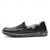 cheap Slip-On Casual Shoes-Men's Blue Denim Loafers with Frayed Edge Design Slip-On Lightweight Casual Shoes for Weekend Outings Summer Strolls and Daily Comfort
