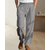 cheap Business-Men&#039;s Linen Pants Trousers Summer Pants Beach Pants Pocket Elastic Waist Drawstring Plain Comfort Breathable Vacation Daily Holiday Hawaiian Boho Black White