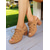 voordelige Platform Sandalen-Damessandalen met dikke hak en uitsparingen – retro vetermodel met zachte binnenzool, ideaal voor winkelen, buitenfestivals en zomerbrunches
