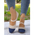 voordelige Platte damesschoenen-Tweekleurige gebreide ballerina's voor dames met bandje – ademende, casual Mary Jane-schoenen voor dagelijks gebruik, wandelen en lente-uitjes