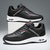 abordables Baskets Décontractées-Baskets à coussin d'air marron et bleu marine pour homme – Chaussures de sport légères et respirantes avec absorption des chocs pour la marche quotidienne, les entraînements en salle de sport et les déplacements urbains