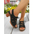 voordelige Platform Sandalen-Damessandalen met dikke hak en uitsparingen – retro vetermodel met zachte binnenzool, ideaal voor winkelen, buitenfestivals en zomerbrunches